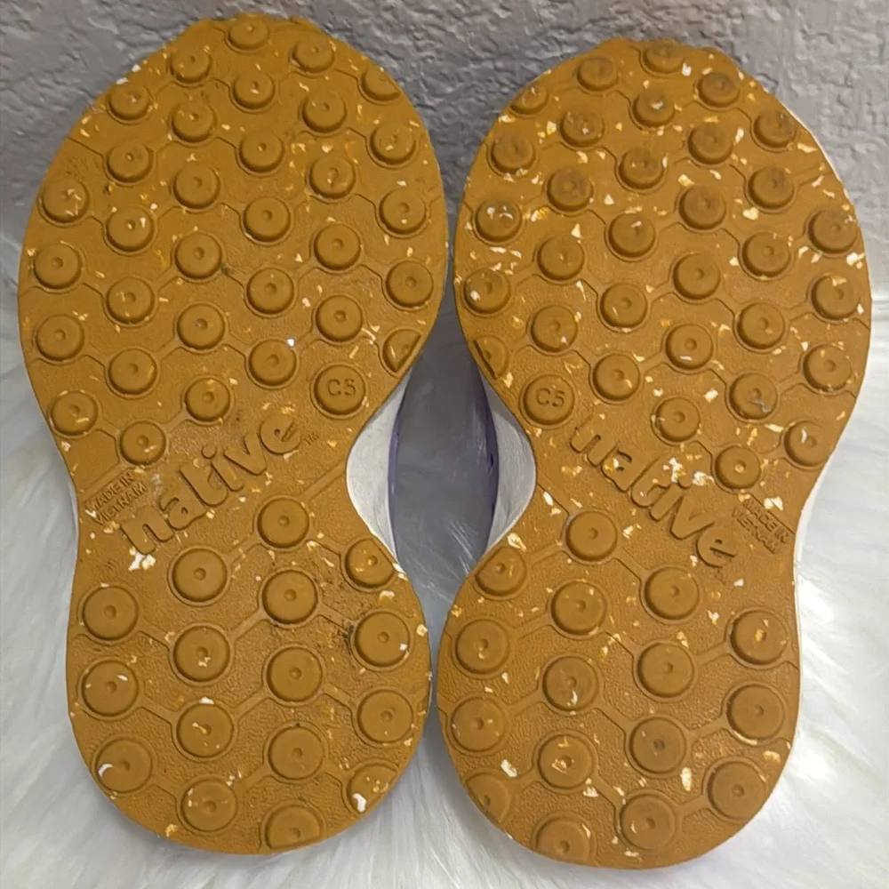 Native Baby Girls Lavender Slip on Shoes